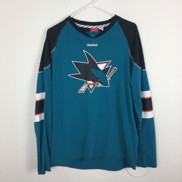 Reebok Other - Mens L Reebok Face Off NHL SJ Sharks L/S Shirt